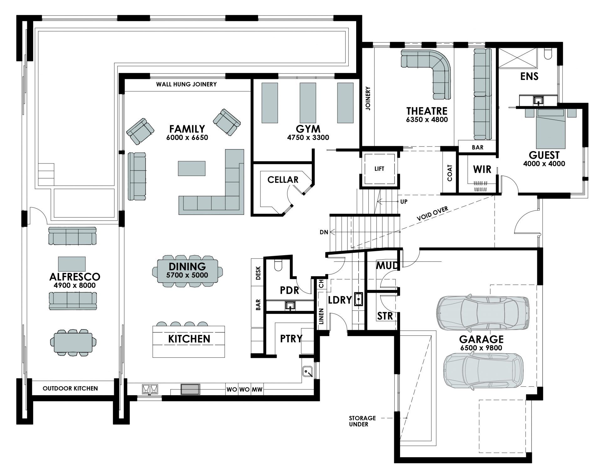 Example of a floorplan